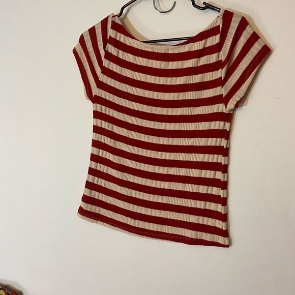 Tee by Project Social T Size M Red and Cream - Picture 2 of 2